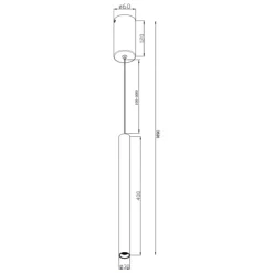 Lampade A Sospensione-Maytoni pro base lampada a sospensione led 6w 4000k per comodino bianca