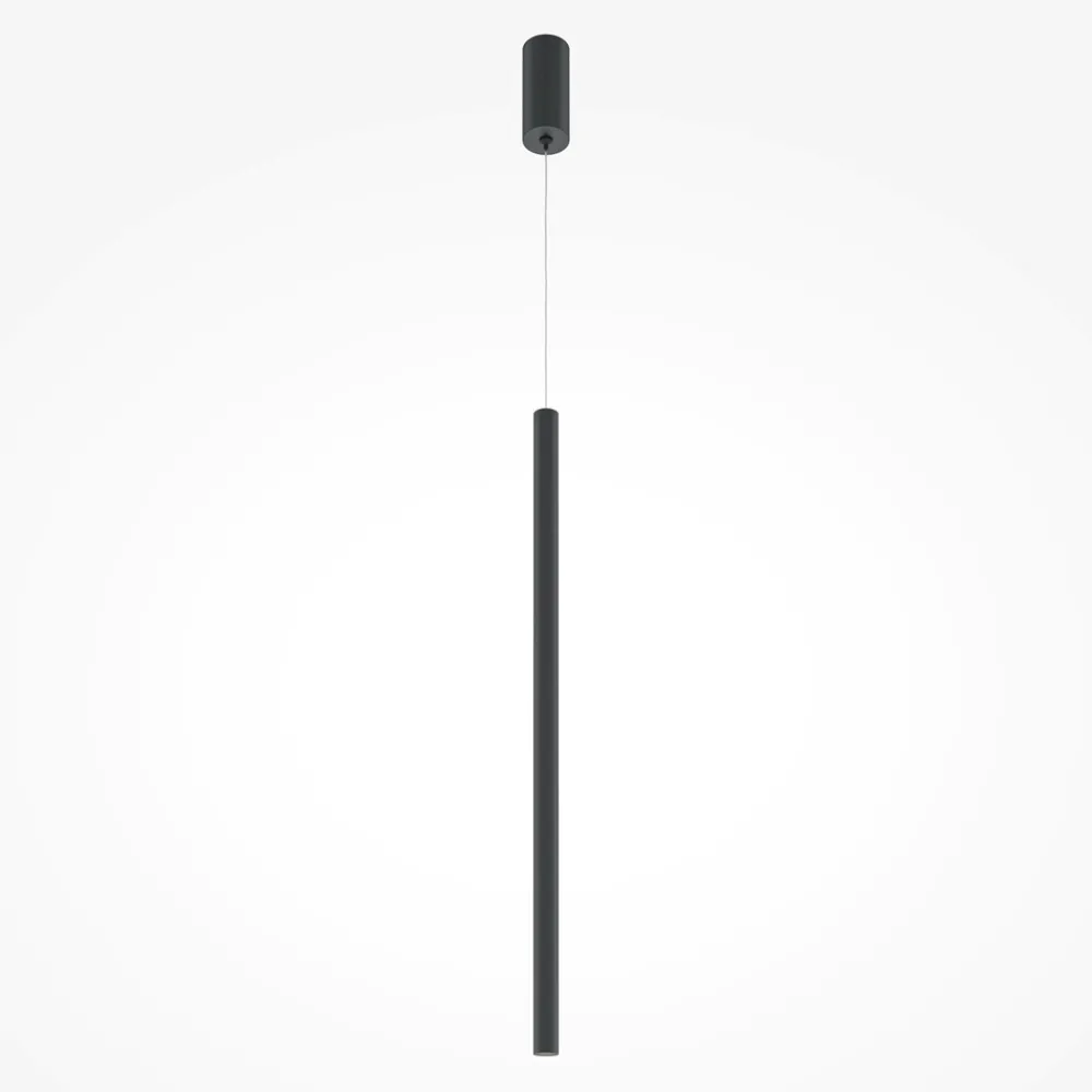 Lampade A Sospensione-Maytoni pro extra lampada a sospensione led 6w 4000k cilindrica nera
