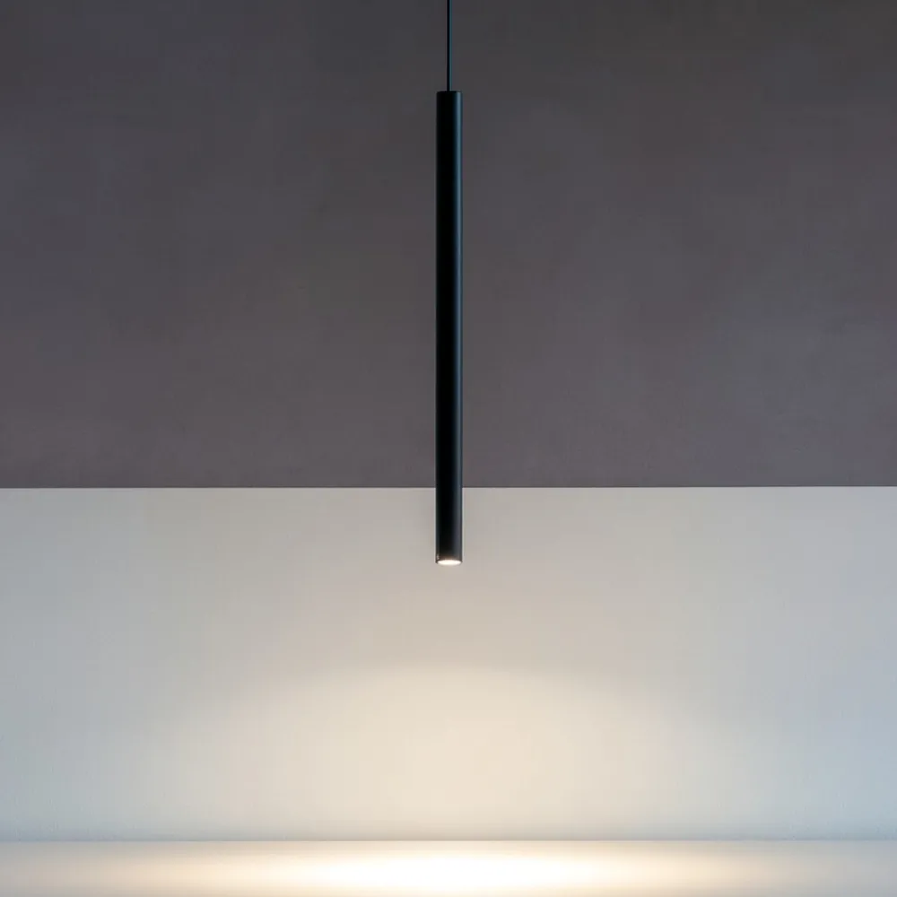 Lampade A Sospensione-Maytoni pro extra lampada a sospensione led 6w 4000k cilindrica nera