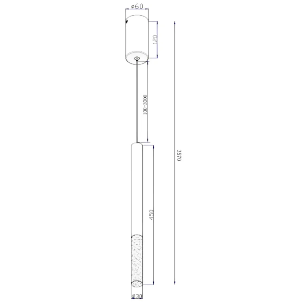 Lampade A Sospensione-Maytoni pro shade lampada a sospensione led 6w 4000w cilindrica moderna