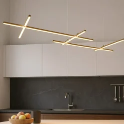 Lampadari Cucina-Maytoni radiance lampadario per cucina moderna led 3000k