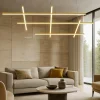 Lampadari Moderni-Maytoni radiance lampadario moderno colore oro led 3000k