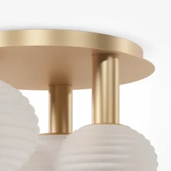 Plafoniere Moderne-Maytoni reels plafoniera moderna 3 luci sfere in vetro