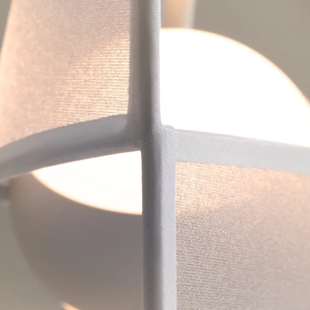 Lampadario Camera Da Letto-Maytoni reflex lampadario camera da letto led 14w 3000k moderna bianca
