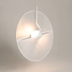 Lampadario Camera Da Letto-Maytoni reflex lampadario camera da letto led 14w 3000k moderna bianca