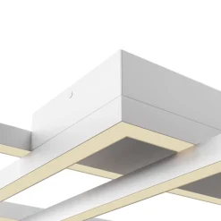 Plafoniere Moderne-Maytoni rida bianca plafoniera led 80w 3000k moderna per soggiorno
