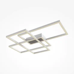 Plafoniere Moderne-Maytoni rida plafoniera moderna led 78w da 3000k a 4000k bianca