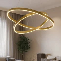 Lampadari Moderni-Maytoni rim lampadario moderno orientabile led 3000k