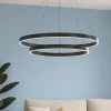 Lampadari Moderni-Maytoni rim lampadario moderno rotondo per salotto led 4000k