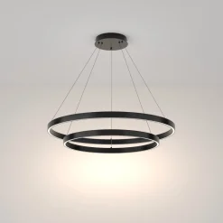 Lampadari Moderni-Maytoni rim lampadario moderno rotondo per salotto led 4000k