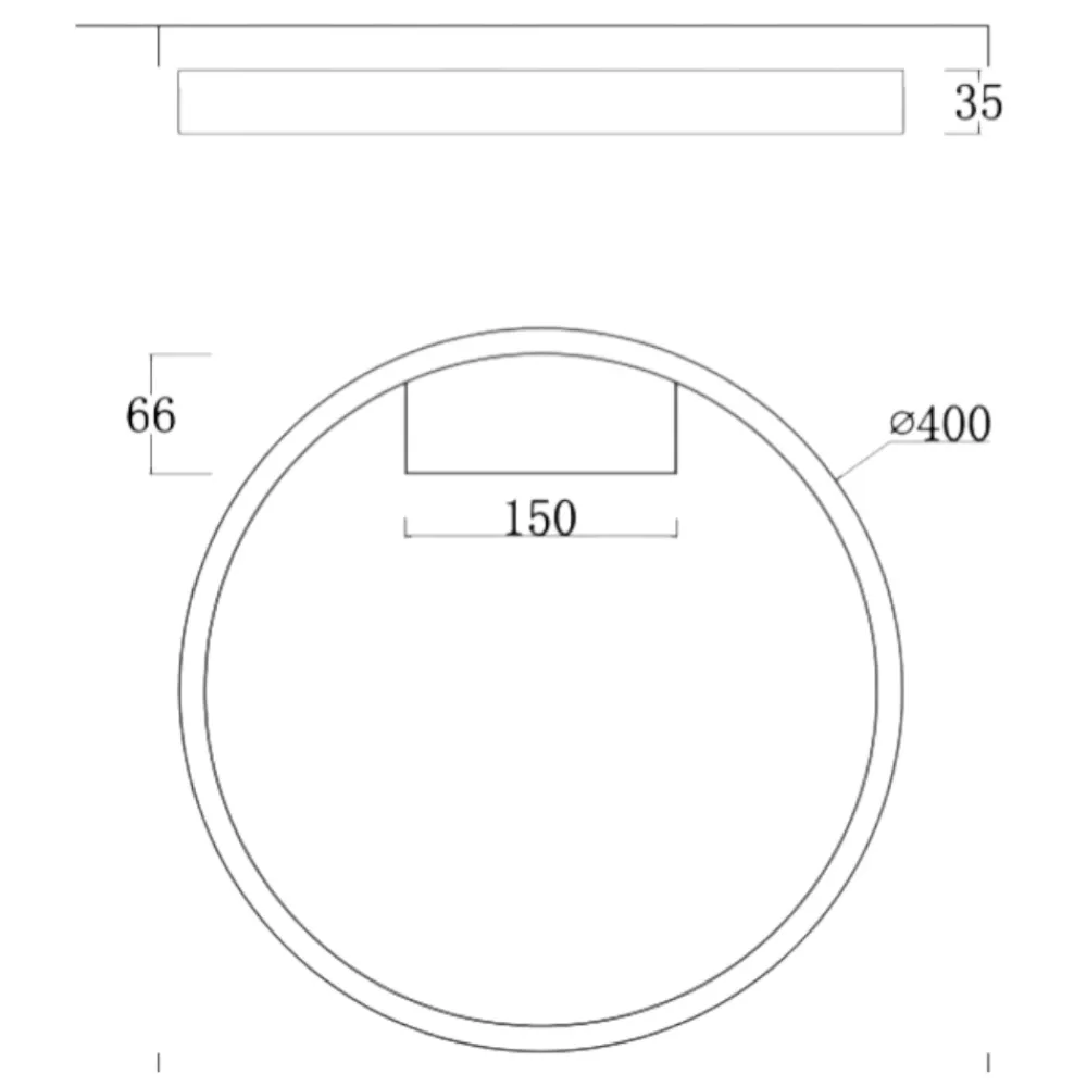 Plafoniere Moderne-Maytoni rim plafoniera moderna circolare colore oro led 3000k