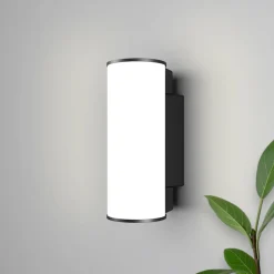 Applique Da Esterno-Maytoni rock applique da esterno led 3000k ip54 design minimal