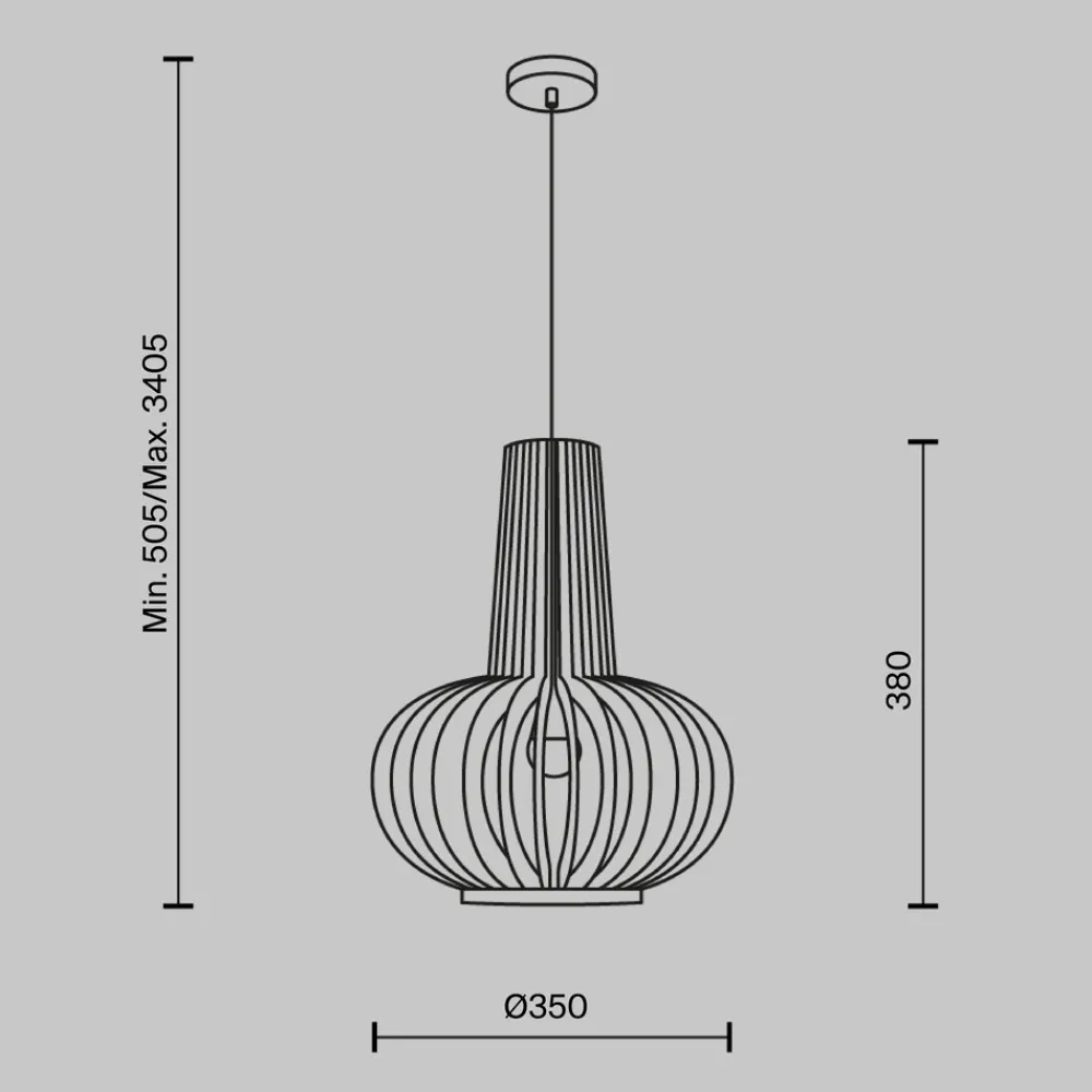 Lampade A Sospensione-Maytoni roots lampada a sospensione per cucina