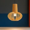 Lampade A Sospensione-Maytoni roots lampada in legno a sospensione