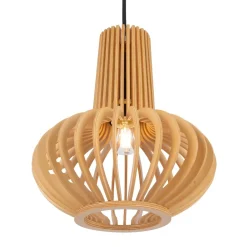 Lampade A Sospensione-Maytoni roots lampada in legno a sospensione