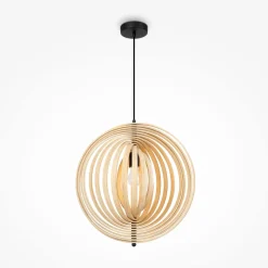 Lampadario Camera Da Letto-Maytoni roots lampadario per camera da letto orientabile in legno