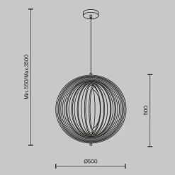 Lampadario Camera Da Letto-Maytoni roots lampadario per camera da letto orientabile in legno