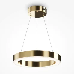 Lampadari Cucina-Maytoni saturno lampadario per cucina tondo led 3500k