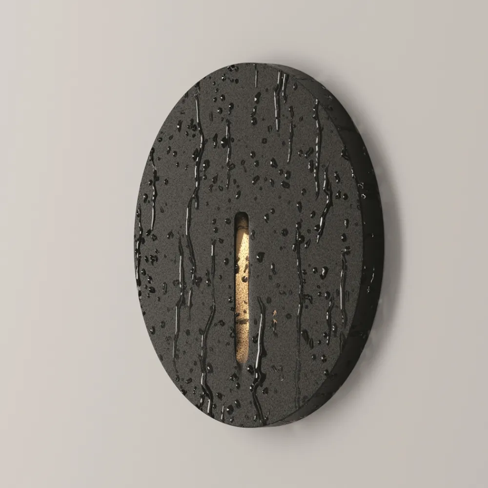 Segnapasso Led-Maytoni segnapasso lock nero led per esterno da incasso 3w 3000k