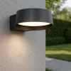 Applique Da Esterno-Maytoni share applique da esterno led 3000k ip54 minimal circolare