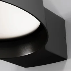 Applique Da Esterno-Maytoni share applique da esterno led 3000k ip54 minimal circolare