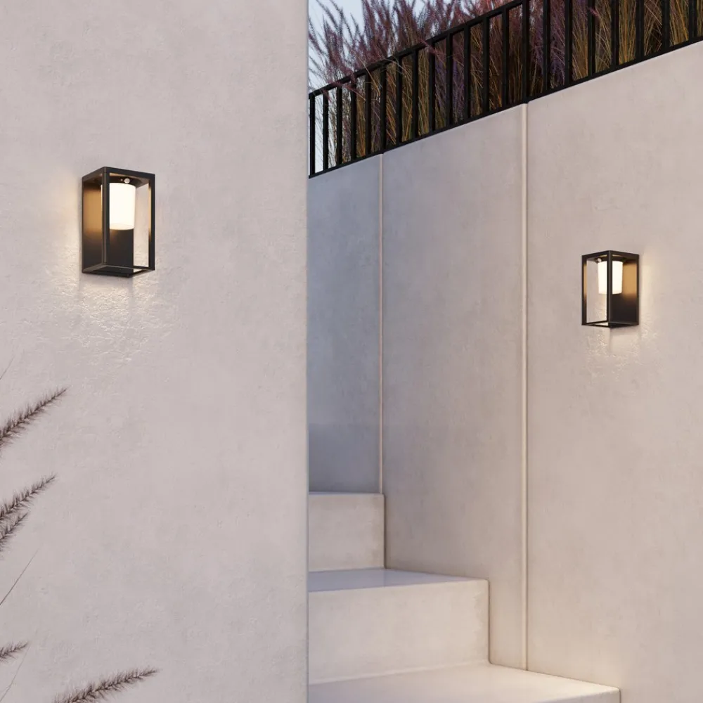 Applique Da Esterno-Maytoni shatter applique da esterno led 3000k ip54 sensore di movimento