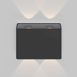 Applique Da Esterno-Maytoni show applique da esterno led 3000k ip54 rettangolare
