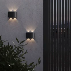 Applique Da Esterno-Maytoni show applique da esterno led 3000k ip54 rettangolare