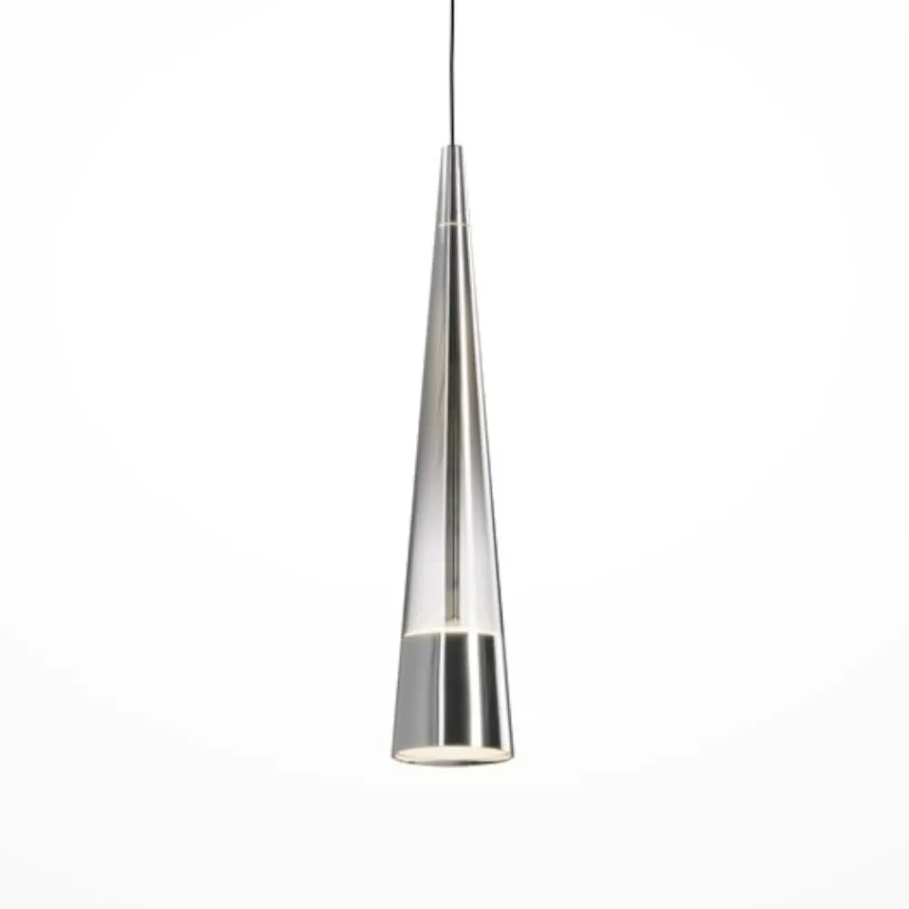 Lampade A Sospensione-Maytoni sintesi lampada a sospensione led 12w 3000k colore cromo