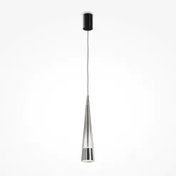 Lampade A Sospensione-Maytoni sintesi lampada a sospensione led 12w 3000k colore cromo