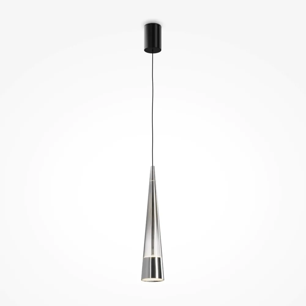 Lampade A Sospensione-Maytoni sintesi lampada a sospensione led 12w 3000k colore cromo