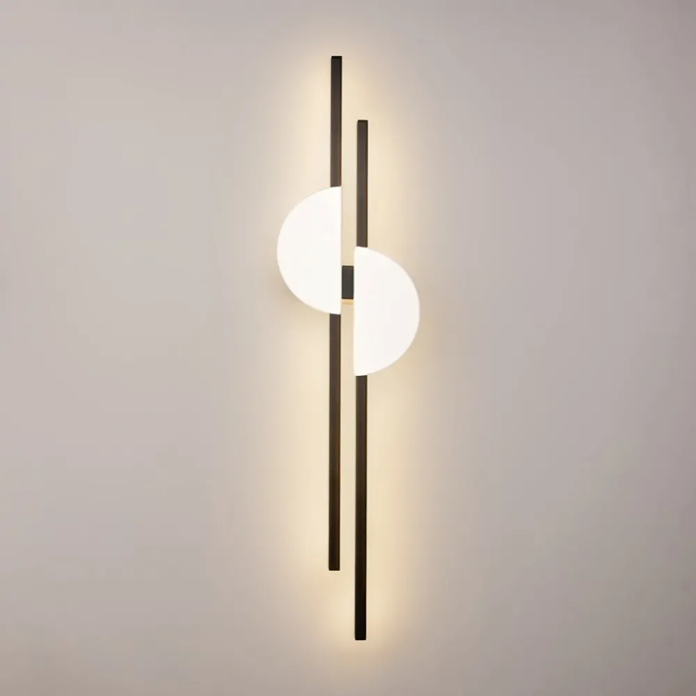 Applique Da Parete-Maytoni skyline applique da parete led 23w 4000k colore bianco e nero