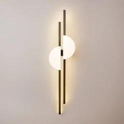 Applique Da Parete-Maytoni skyline applique da parete led 23w 4000k colore nero e bianco