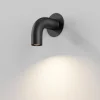 Applique Da Esterno-Maytoni sleek applique da esterno led 3000k ip65 nero curvo