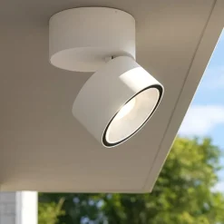Faretti Da Esterno-Maytoni spin faretto da esterno circolare moderno led 3000k ip54