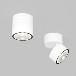 Faretti Da Esterno-Maytoni spin faretto da esterno moderno bianco led 3000k ip54