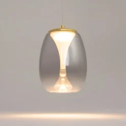Lampade A Sospensione-Maytoni splash lampada a sospensione led 7w 3000k vetro effetto goccia