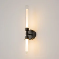 Applique Da Parete-Maytoni stelo applique da parete led 3000k moderno nero