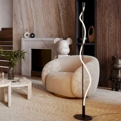 Lampade Da Terra-Maytoni tau lampada da terra moderna led 3000k design minimalista
