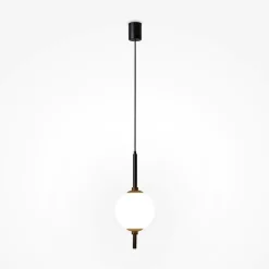 Lampade A Sospensione-Maytoni the sixth sense lampada a sospensione led 3000k con sfera