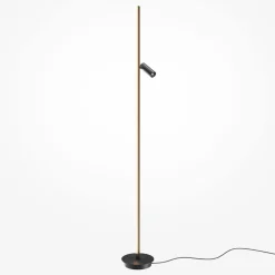 Lampade Da Terra-Maytoni thin lampada da terra moderna led 3000k con luce orientabile