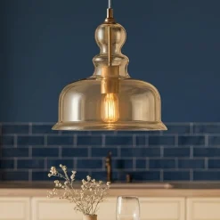 Lampadari Cucina-Maytoni tone lampadario per cucina portalampada in vetro