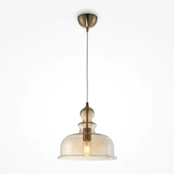 Lampadari Cucina-Maytoni tone lampadario per cucina portalampada in vetro