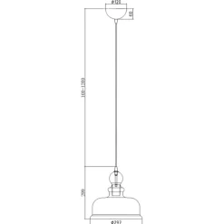Lampadari Cucina-Maytoni tone lampadario per cucina portalampada in vetro