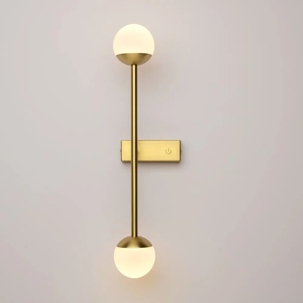 Applique Da Parete-Maytoni touch applique da parete moderna colore oro led 3000k
