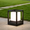 Lampioni Da Giardino-Maytoni trim lampioncino da esterno nera design minimal ip65