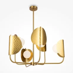 Lampadario Camera Da Letto-Maytoni tropic lampadario per camera da letto con 6 sfere in vetro