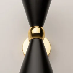 Applique Da Parete-Maytoni vesper applique da parete nero moderno