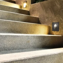 Segnapasso Led-Maytoni via urbana segnapasso per esterno quadrato da incasso led 4000k ip54