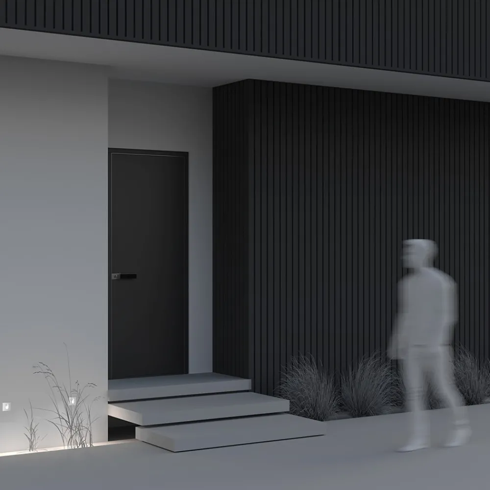 Segnapasso Led-Maytoni via urbana segnapasso da esterno bianco moderno led 4000k ip54